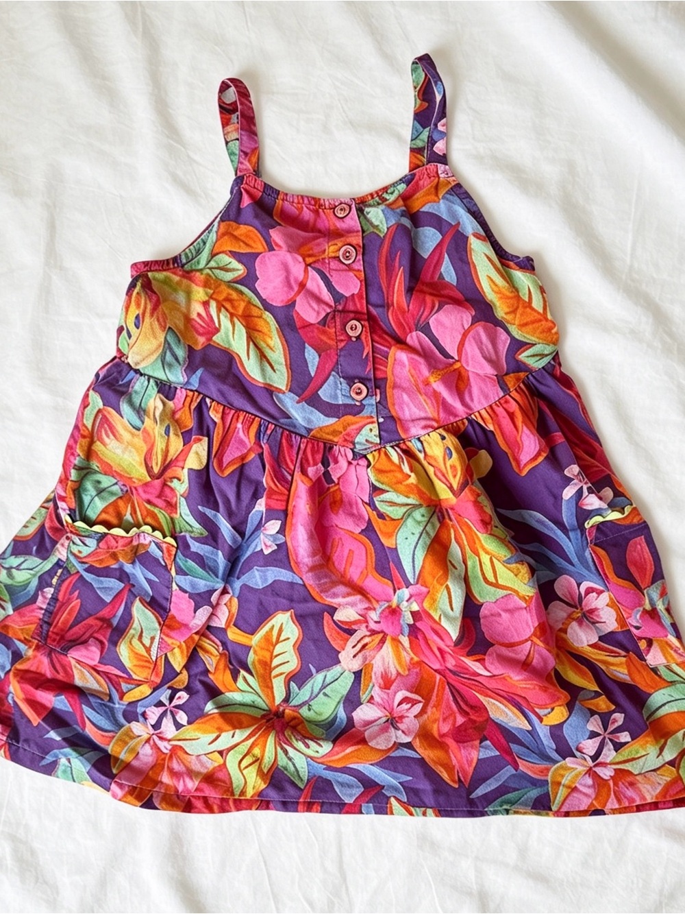 Next Kids Floral Tropical Sundress (Size 3-4Y)